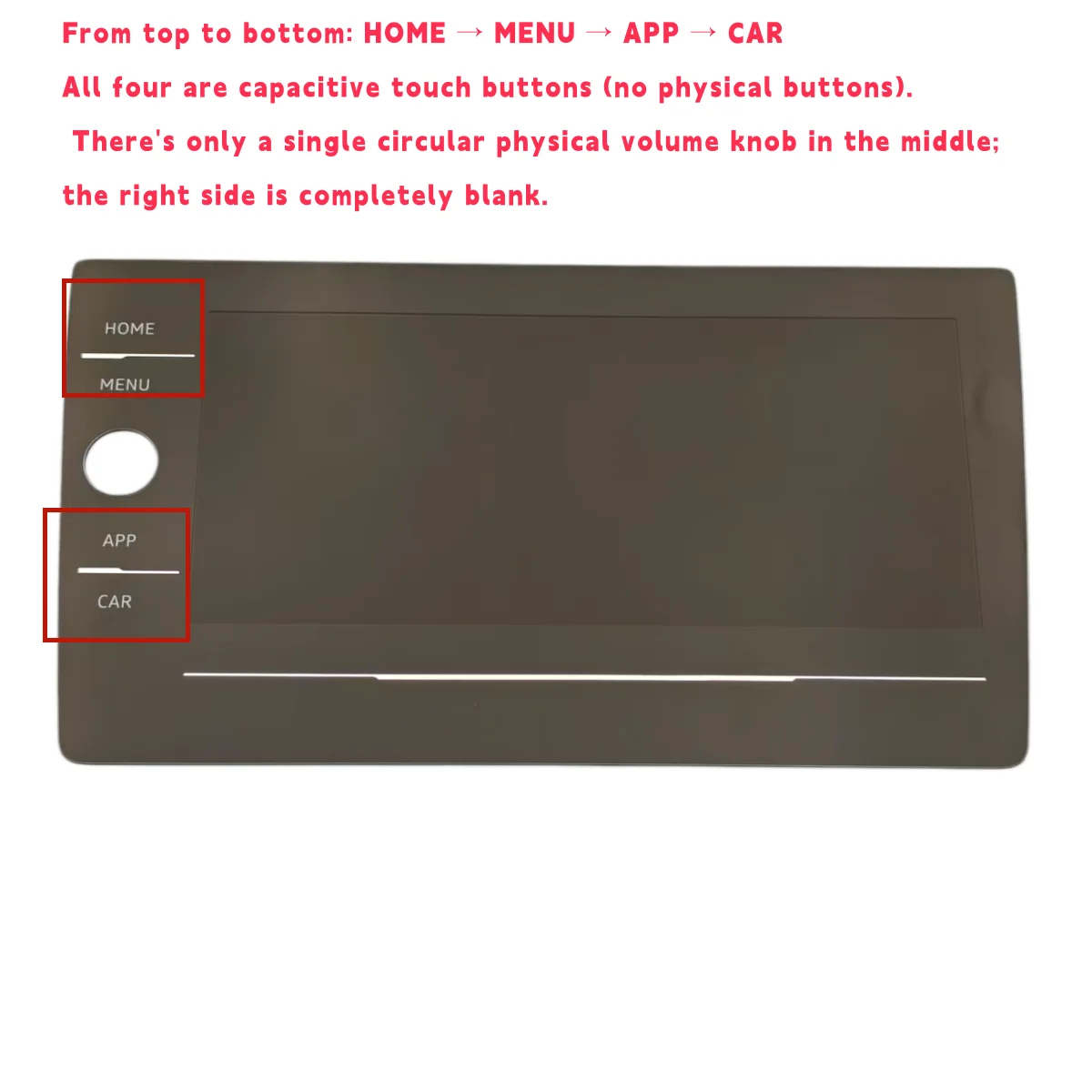 LCD Display For VW T-ROC (A11, D11) 2.0 TDI SCR 26333433 Navigation Radio Screen