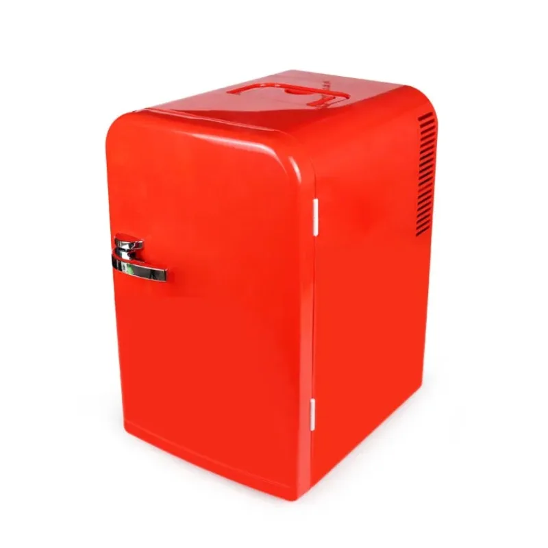 ตู้เย็นEvercool 15l Red Mini Freezer 12v 220v เทอร์โมอิเล็กทริกพลาสติก