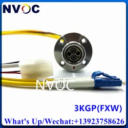 FXW 3KGP Fixed Plug To 50cm ST/FC/SC/LC HDTV Broadcasting Camera Hybrid Electrical Fiber Optic 3K93C Cable Connectors Assemblies