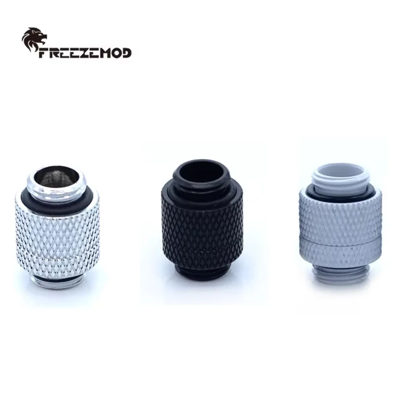 Butt Joint Rotating Docking Fitting,G1/4 Thread M-F,Water Cooling Connector Black/Silver/White
