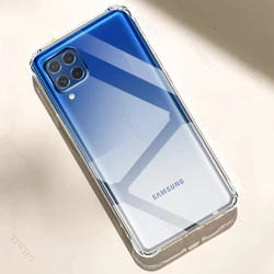 Clear Phone Case for Samsung Galaxy M62 SM-M625F TPU Thickened Transparent Case for Sansung M 62 Shockproof Anti-scratch Covers