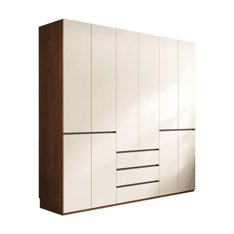 

Sectional wardrobe lying, swing door finished large cabinet modern simple small apartment