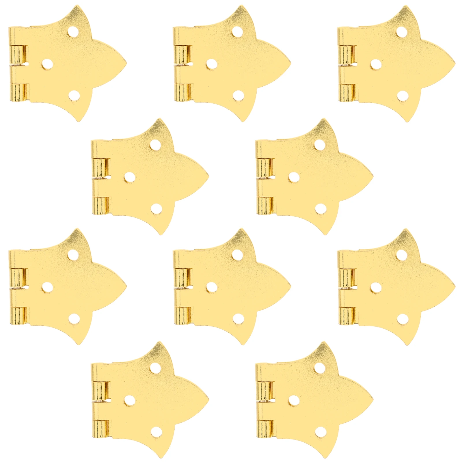 

10Pcs Butterfly Hinges Vintage Gold Decorative Hardware for Jewelry Box Wooden Cabinet Toolbox Small Hinges for Craft Projects