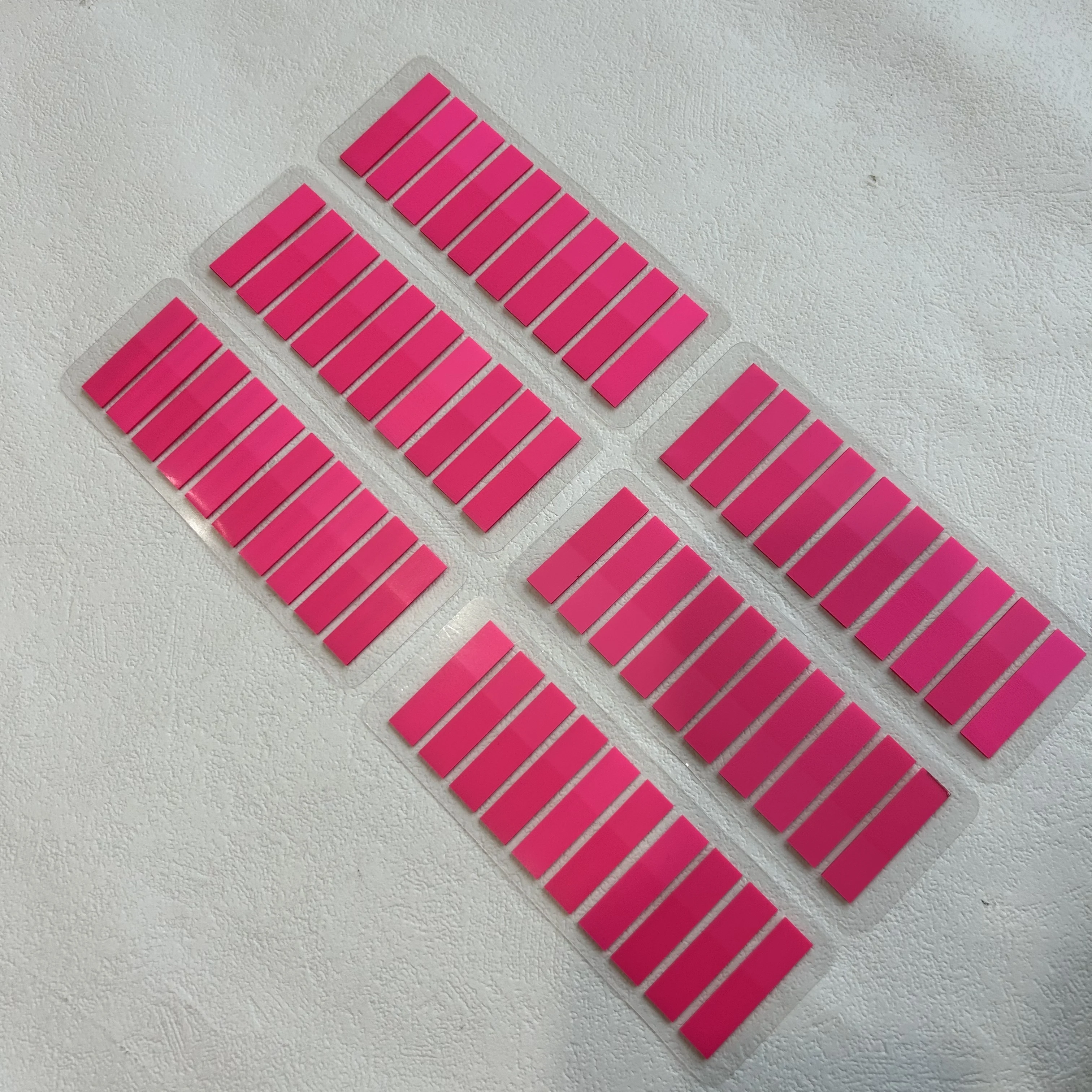 6 عبوات 1200 ورقة ملاحظات لاصقة شفافة كتب توضيحية ذاتية اللصق الإشارات المرجعية مذكرة الوسادة مؤشر علامات التبويب القرطاسية