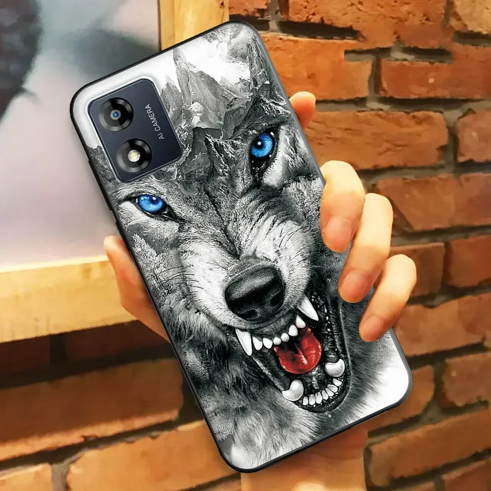 เคส E13สำหรับ Motorola Moto เคสโทรศัพท์กันกระแทกสำหรับ Moto E13 6.5นิ้วฝาหลังซิลิโคนแบบนิ่มสำหรับ MotoE13บั๊มเปอร์