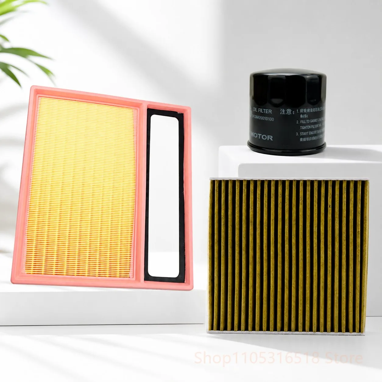 

3 Pack Air Filter Oil Filter Cabin Filter for BYD Song Max DM-i Plus Pro 1.5L Hybrid