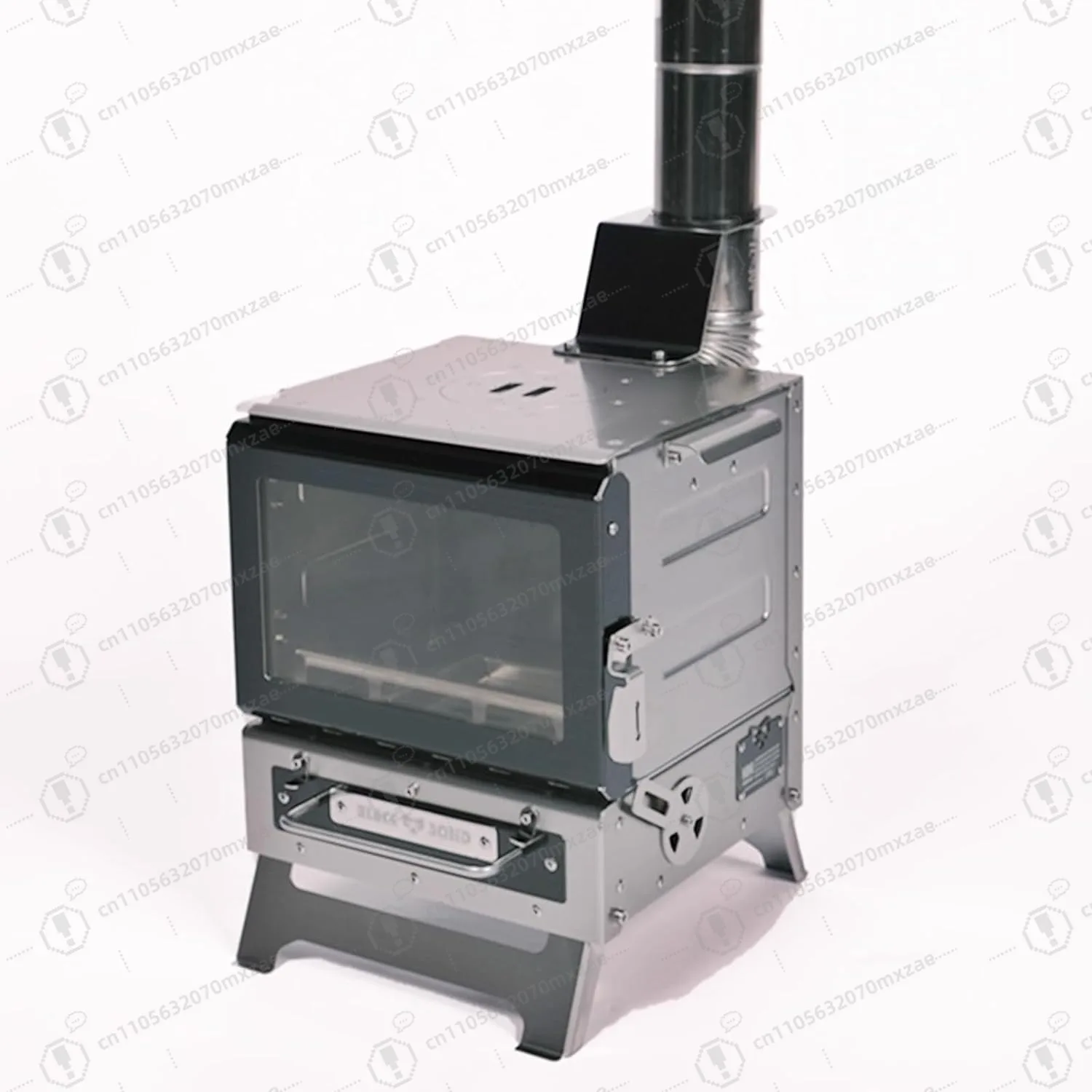 

Portable Outdoor Tent Stove,Camp Stove Wood Burning Stove with Chimney Pipe, Compatible with Camping Cookware for Winter Camping