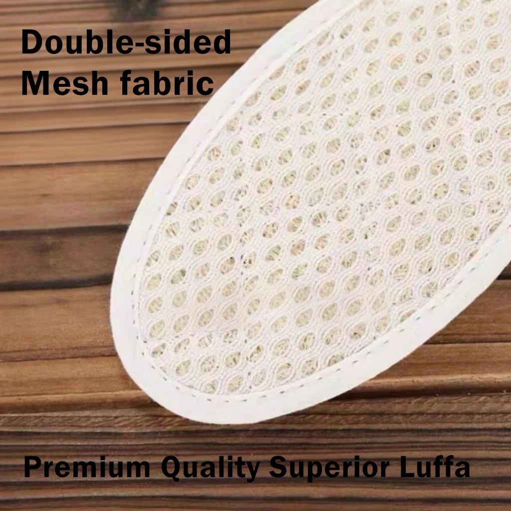 Rete bifacciale leggera da uomo e da donna【Piede in luffa】Assorbimento del sudore, comodi e traspiranti