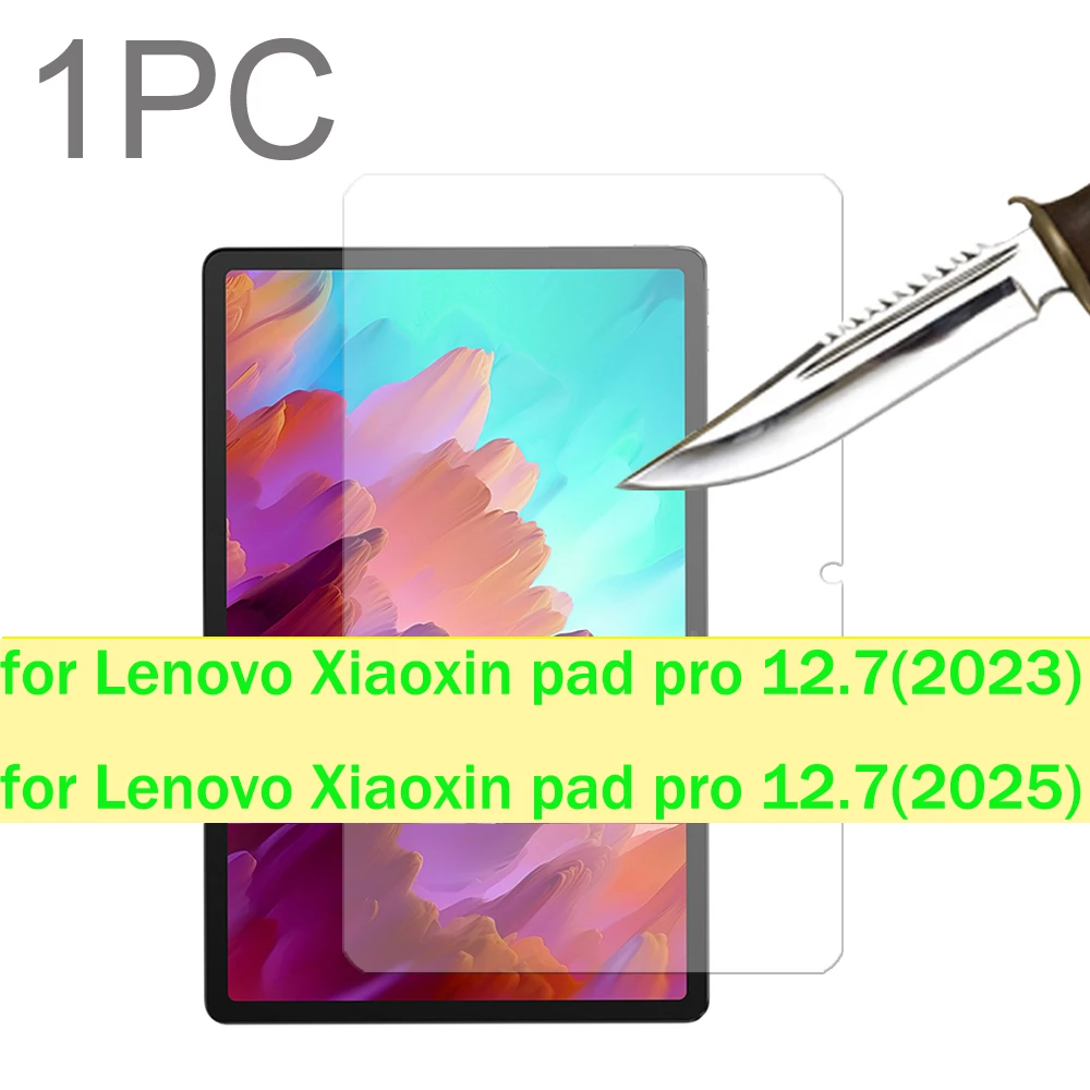 

1PC Glass For Lenovo Xiaoxin pad pro 12.7'' 2025 & 2023 version TB371FC TB373FU Scratch Proof Tempered Glass Screen Protector