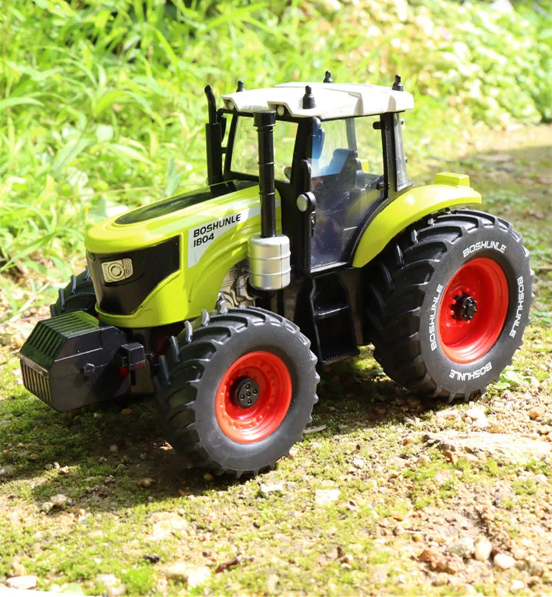 

1:32 модель сельскохозяйственного трактора из сплава, игрушки сельскохозяйственной техники, игрушки с имитацией звука и света, оптовая продажа