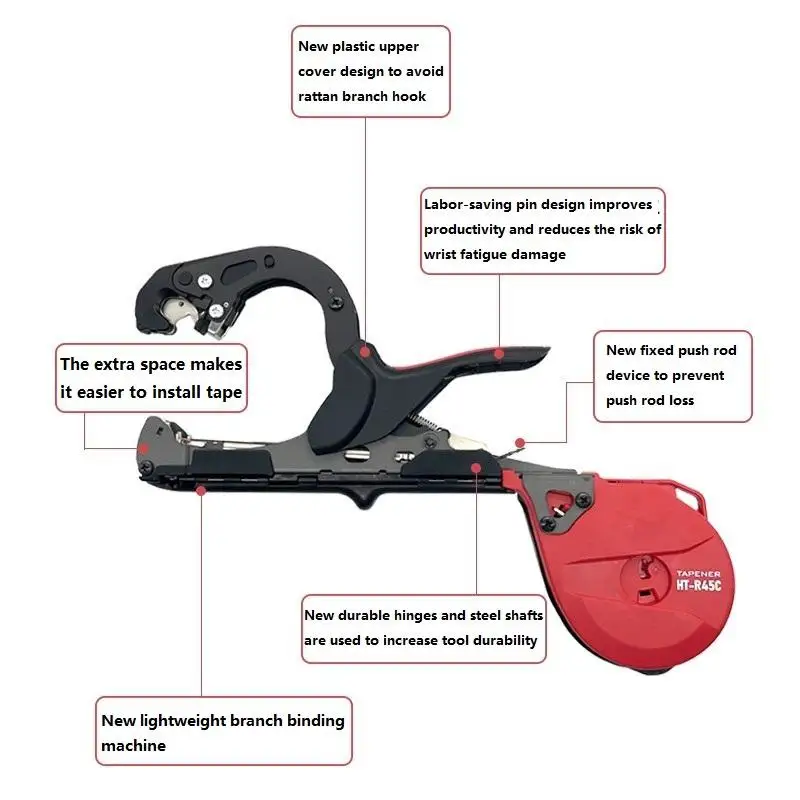 Japan's New Grape Branch Binding Plant Strapping Vine Binding Device Tapetool Machine Tying Machine