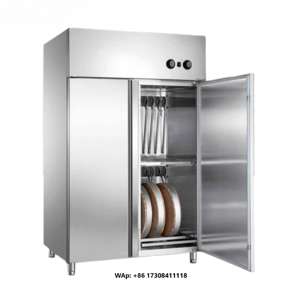 Commercial Hot Air Circulation Chopping Board Sterilizer 2-Star Disinfection Stainless Steel Kitchen Cabinet 20-125