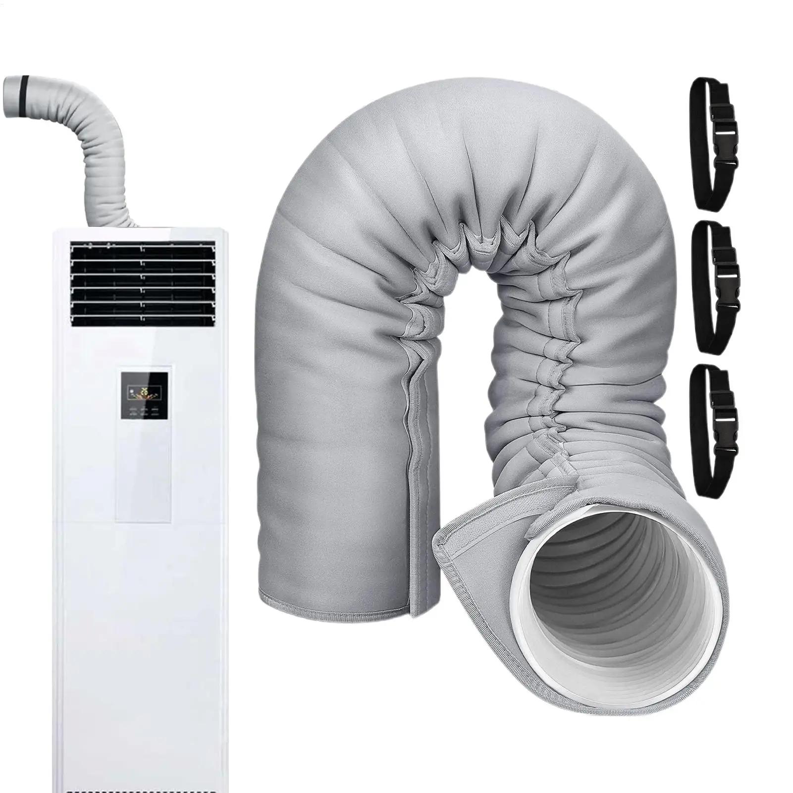 

Изоляционная втулка для шланга переменного тока Изоляционная пленка для шланга переменного тока Изолированная втулка Защитная крышка выхлопной трубы Выпускная труба для воздуха Крышка шланга