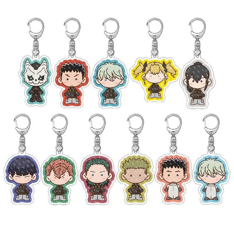 Ryuichi Higashikata BlackTerrina Shikuru Yoninomiya Anime Peripheral Acrylic Keychain Cute Backpack Pendant Keychain Collection