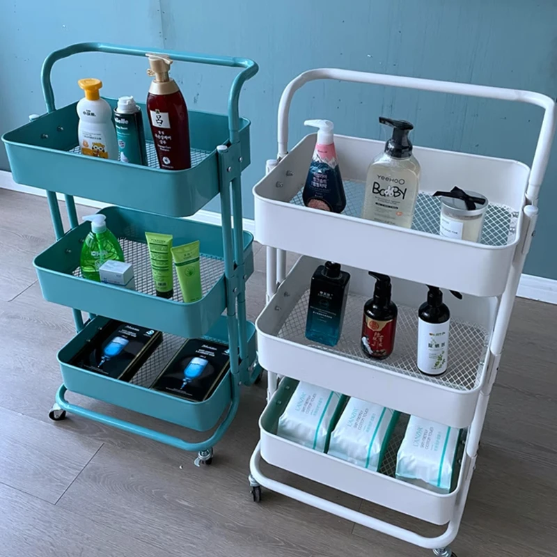 Simplicity Iron Trolley Auxiliary Cart Aesthetics Salon Food Serving Barber Hairdressing Furniture Beauty Muebles Belleza Spa