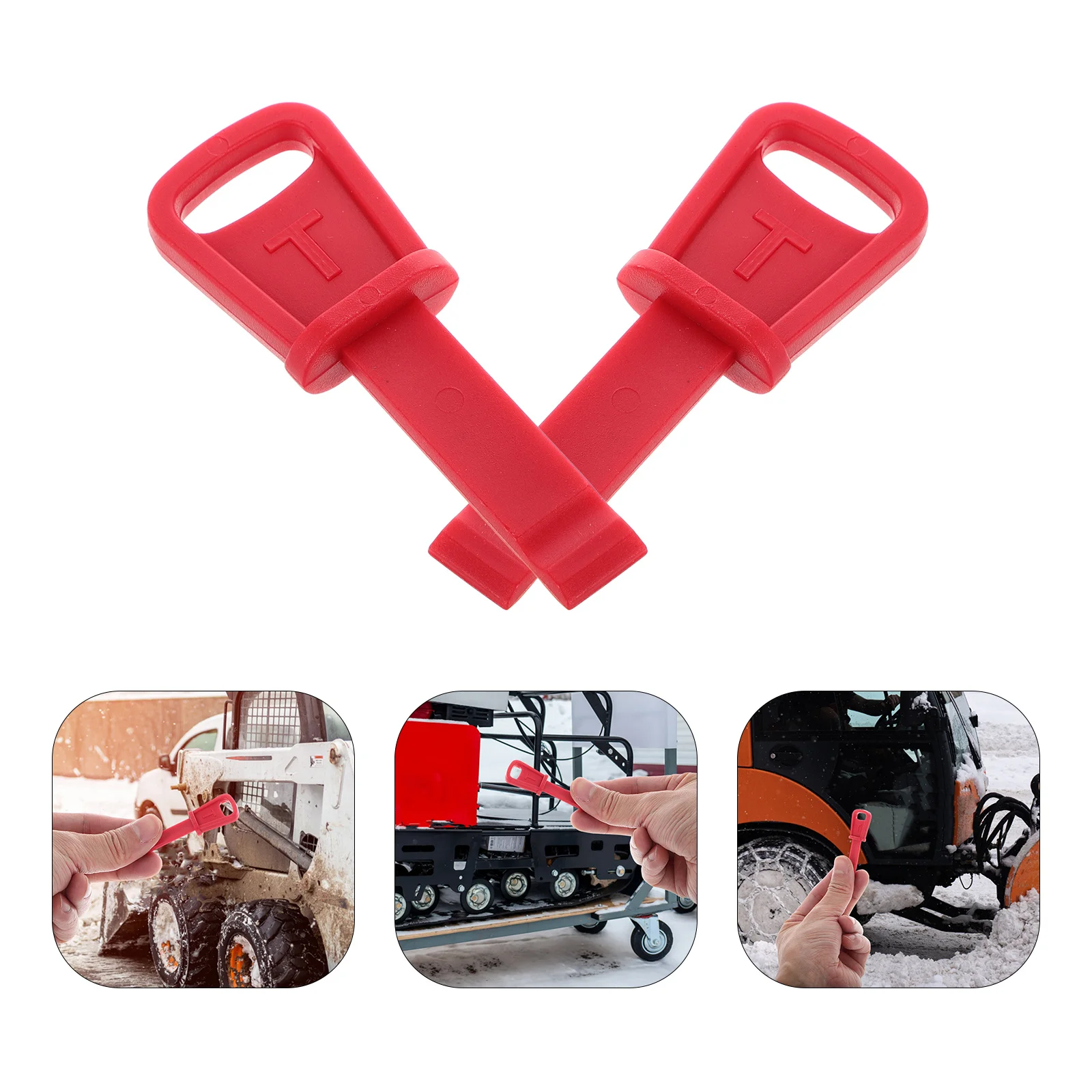 

5Pcs Snow Thrower Ignition Keys High Efficiency Durable Starter Replacement Parts for Lawn Garden Engines Utility