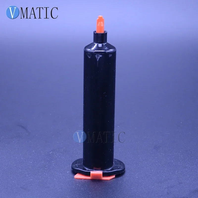 Free Shipping Wholesale 500 Sets US Style Plastic Dispenser Pneumatic Syringe 30cc/ml Black Dispensing Syringes With Stopper