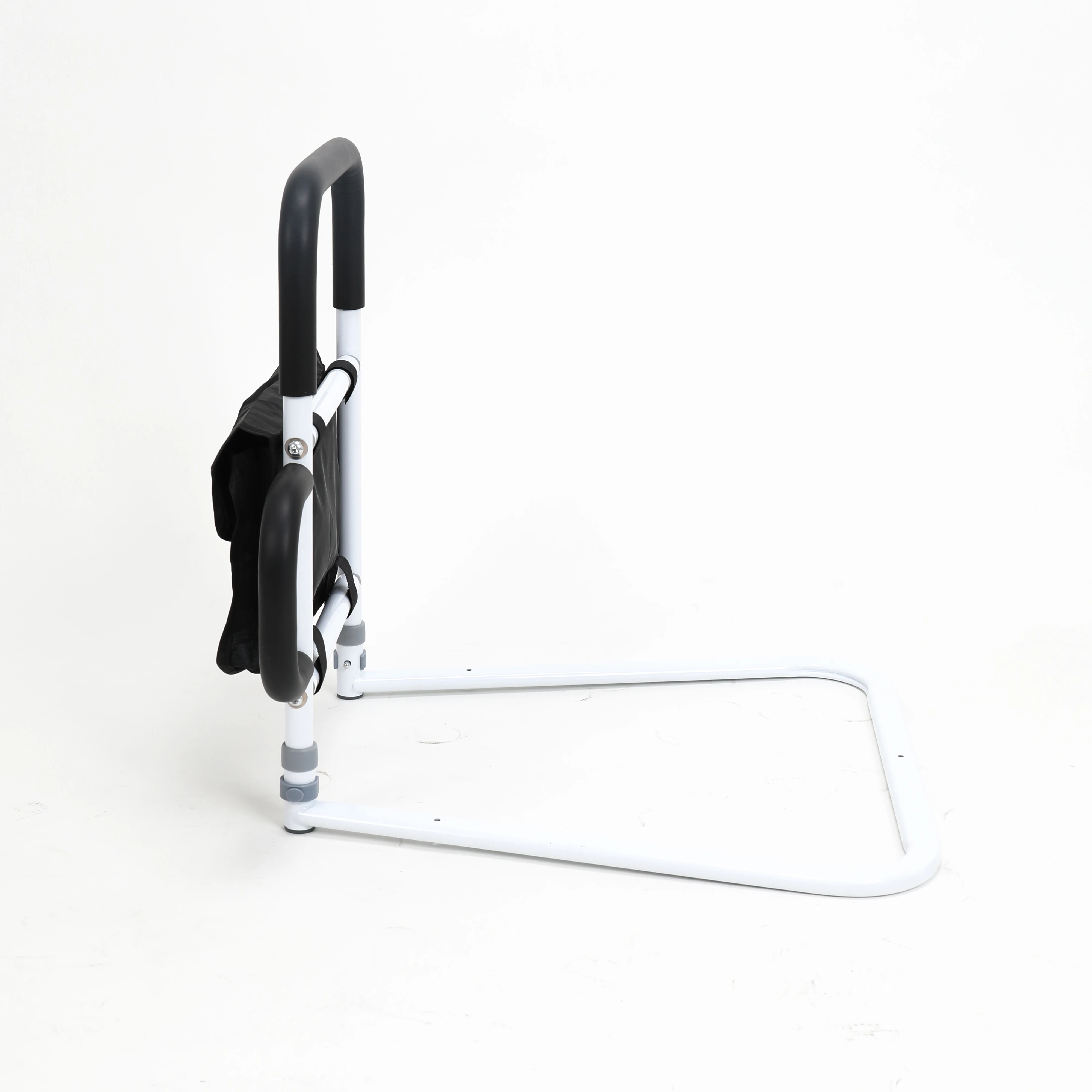 قضبان السرير لسلامة كبار السن البالغين مع جيب تخزين يدعم الدرابزين الجانبي لكبار السن #2