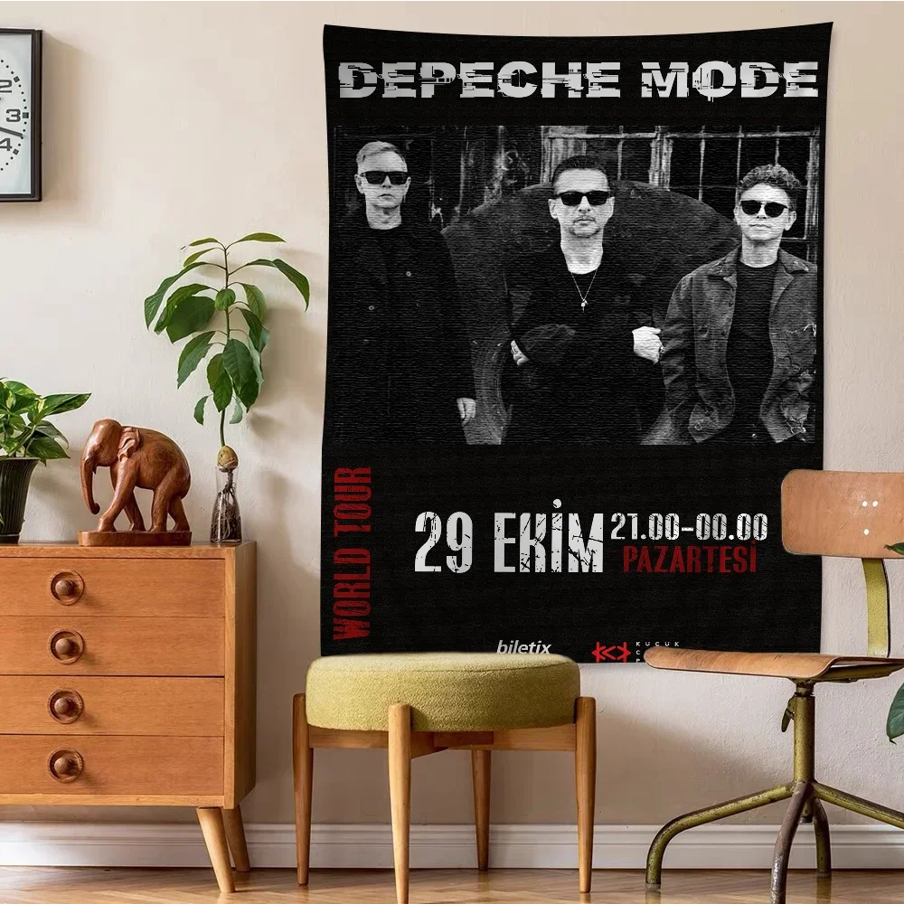 Depeche-Mode Singer Star DIY Wall Tapestry for Living Room Home Dorm Decor Wall Art Decor