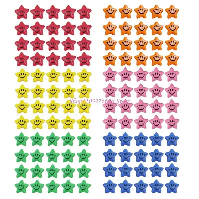 R6FDクリエイティブスマイルフェイススモールスターのフィギュアマルトースノベルティギャグテーブルおもちゃ