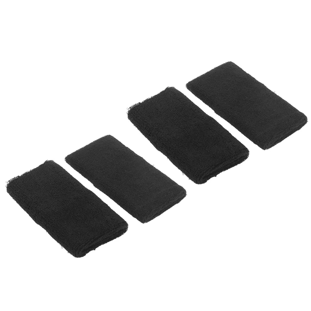 2pcs Sports Wristbands Gym Wraps Workout Support Sweatbands for Running Brace Elastic Straps Washable Cotton Latex Comfortable