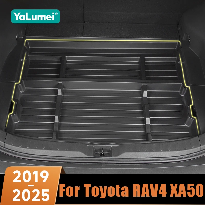 Für Toyota RAV4 XA50 2019 2020 2021 2022 2023 2024 2025 Hybrid Auto Kofferraum Aufbewahrungsbox Organizer Etui Große Kapazität Zubehör