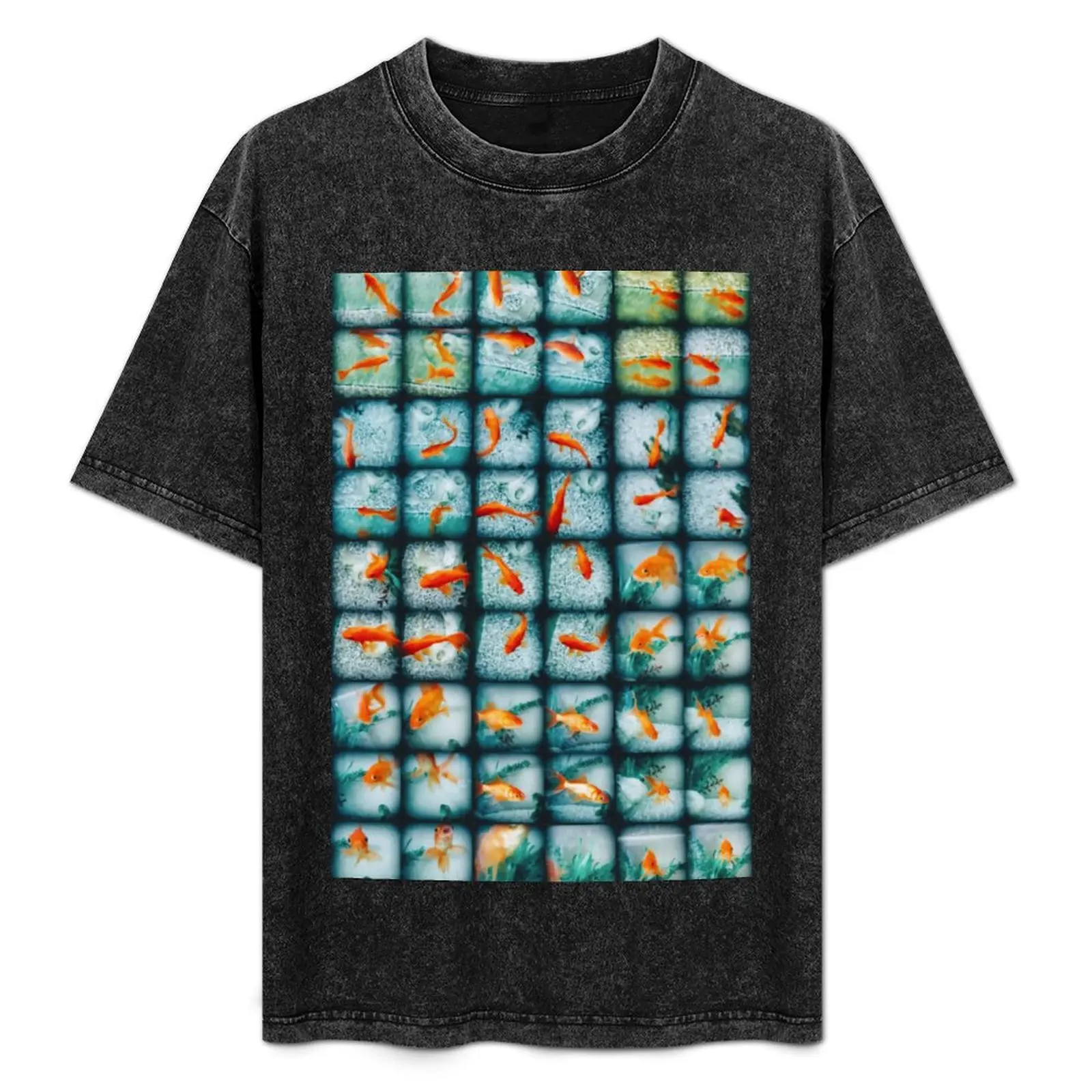 

Mary the goldfish T-Shirt cotton graphic tees Aesthetic clothing animal prinfor boys designer t shirt men