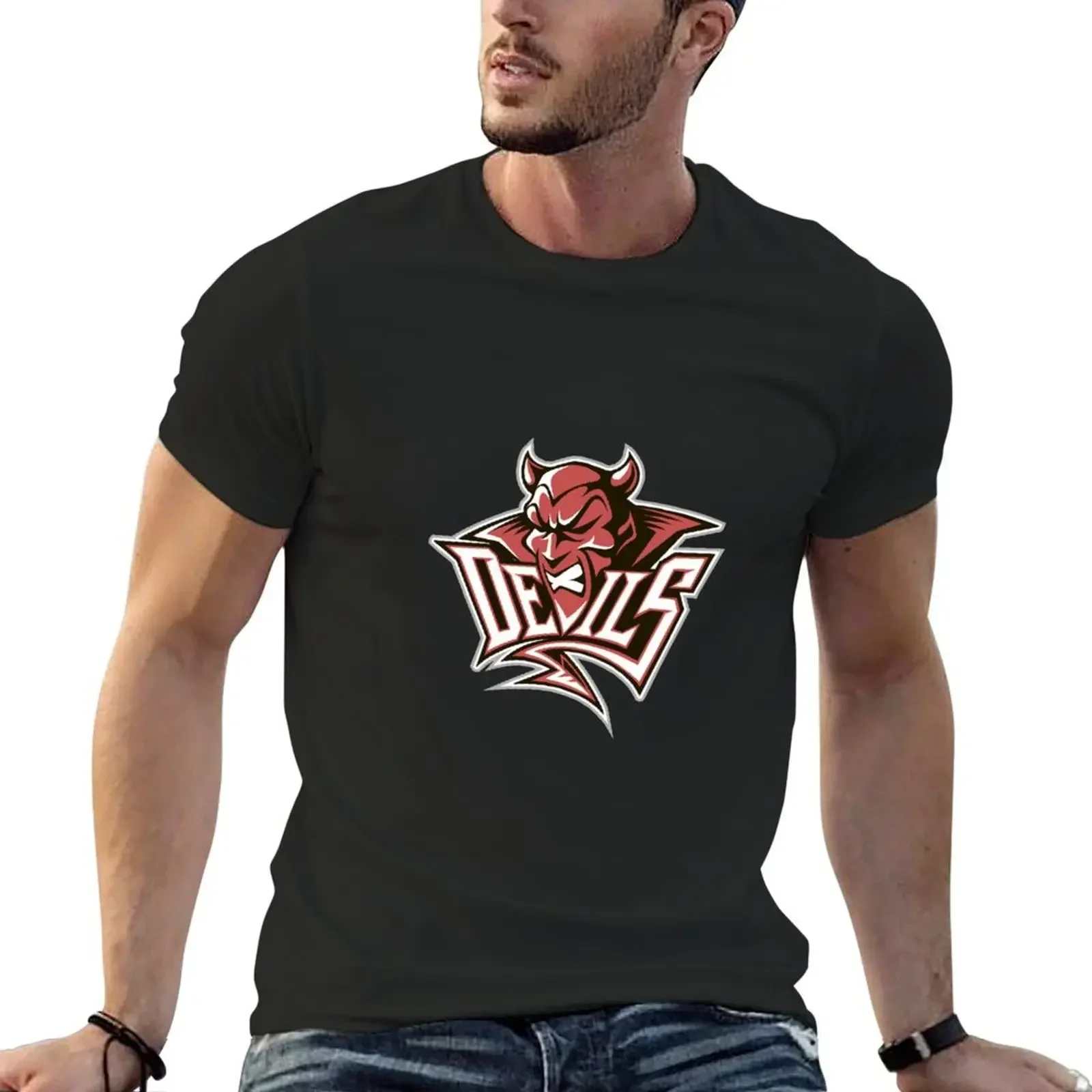 Cardiff Devils T-Shirt summer top customs design your own customizeds mens designer t shirt