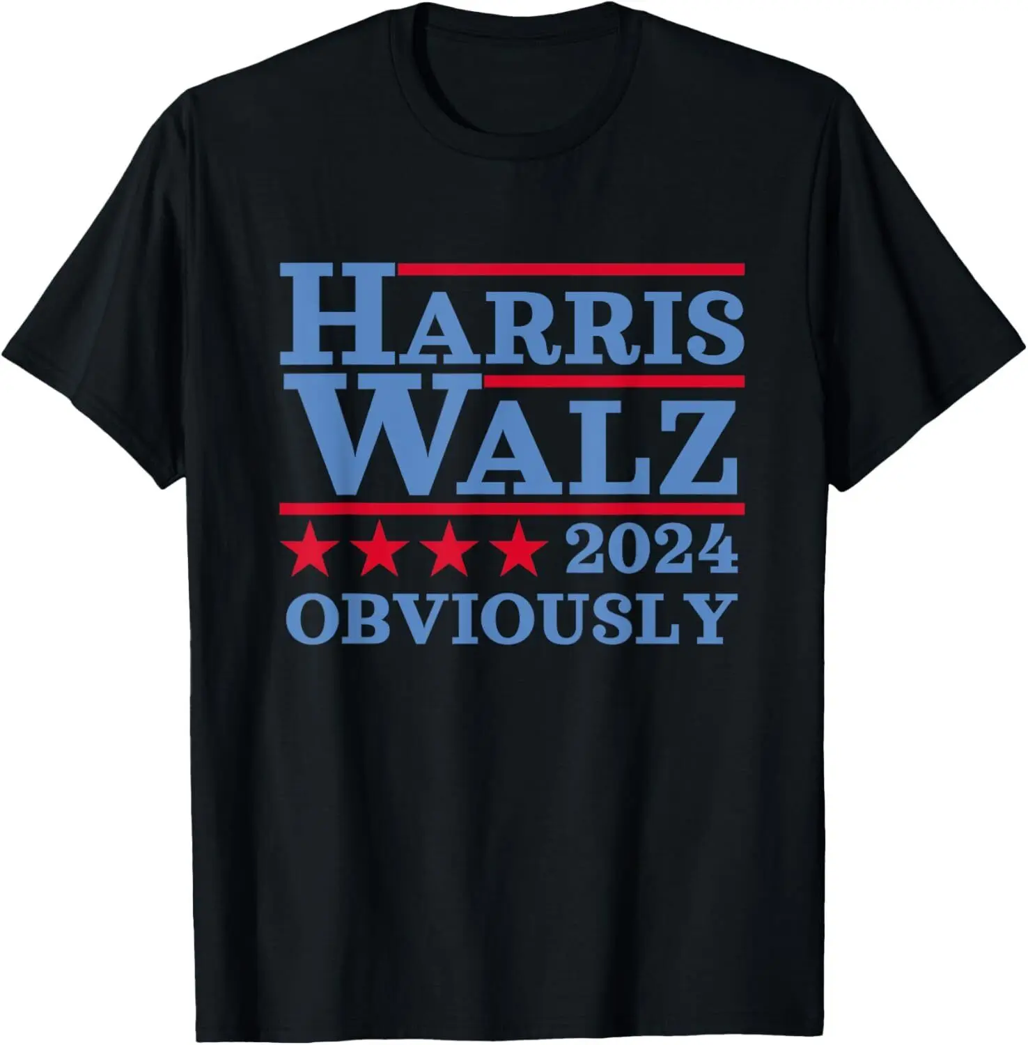 Funny Harris Walz Obviously 2024 Kamala Harris Waltz 2024 T-Shirt