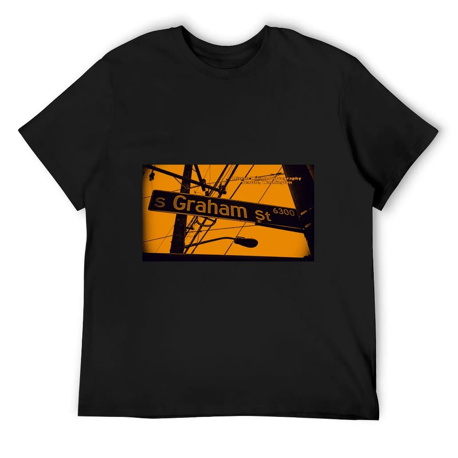 

Graham Street, Seattle, Washington by Mistah Wilson T-Shirt graphics football t shirt aesthetic clothes plain white t shirts men
