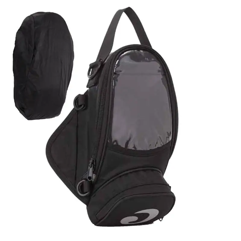 

Tank Bag Magnetic Motorcycle Tank Bag Water Resistant With Magnetic Fixation Two-way Zipper Oil Tank Bag Black Bigger Window