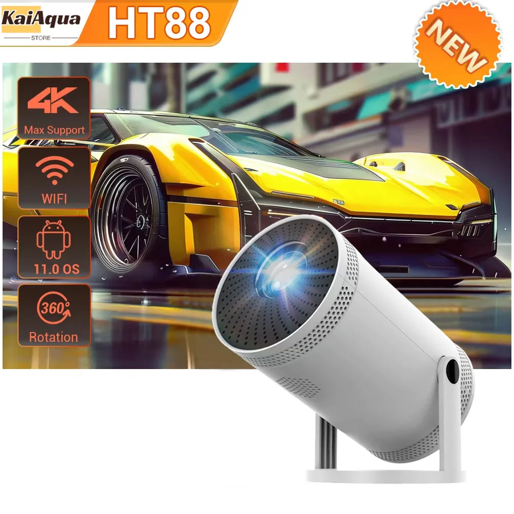 

NEW Mini 4K Wifi6 FY300 Pro Projector HDMI 260 ANSI Dual WIFI Allwinner H713 BT5.0 720P Home Cinema Outdoor Portable Projector