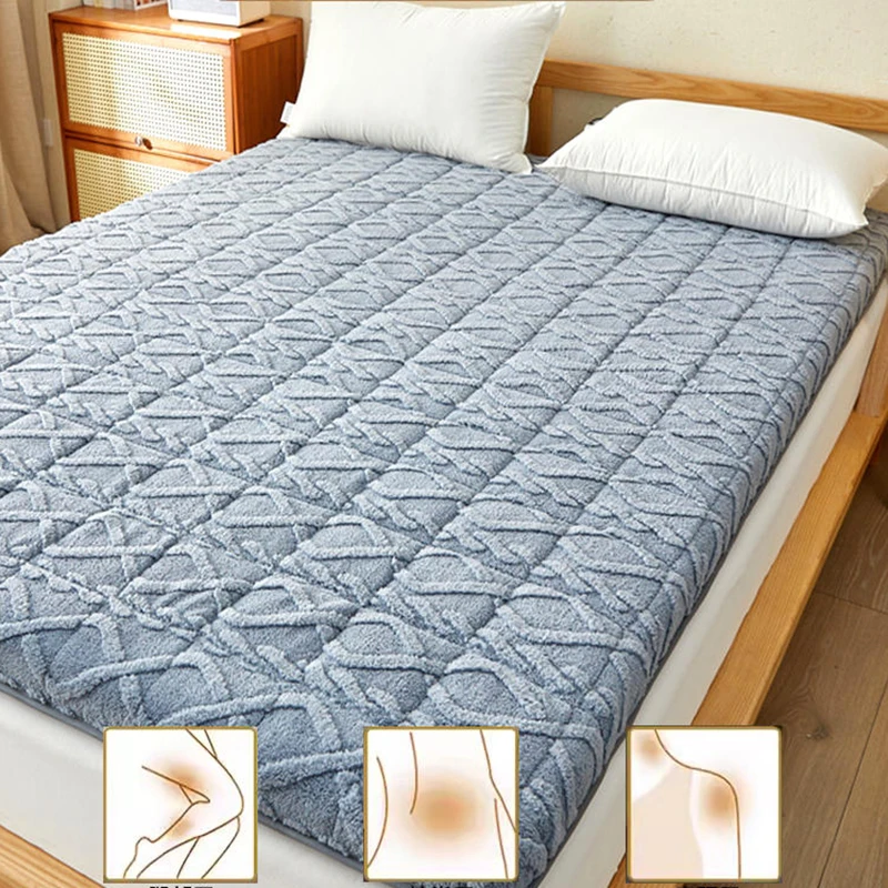 Lamb wool winter thickened warm mattress cushioned home bed mattress mattress dormitory student mattress mattress