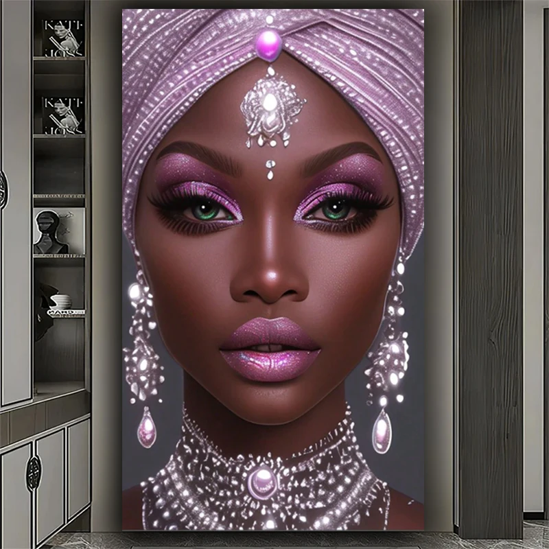 

Фэнтези африканские женщины Diy алмазная живопись большой размер наборы для вышивки крестом Алмазная мозаика портрет для декора гостиной