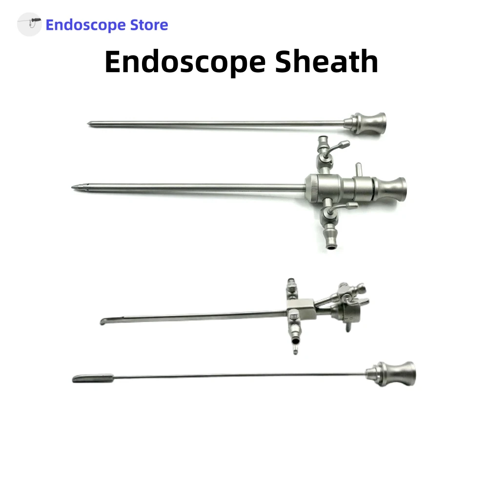 Medical Rigid Endoscope Sheath Obturator Trocar Arthroscopy สัตว์เลี้ยงการตรวจสอบศัลยกรรมสัตวแพทย์