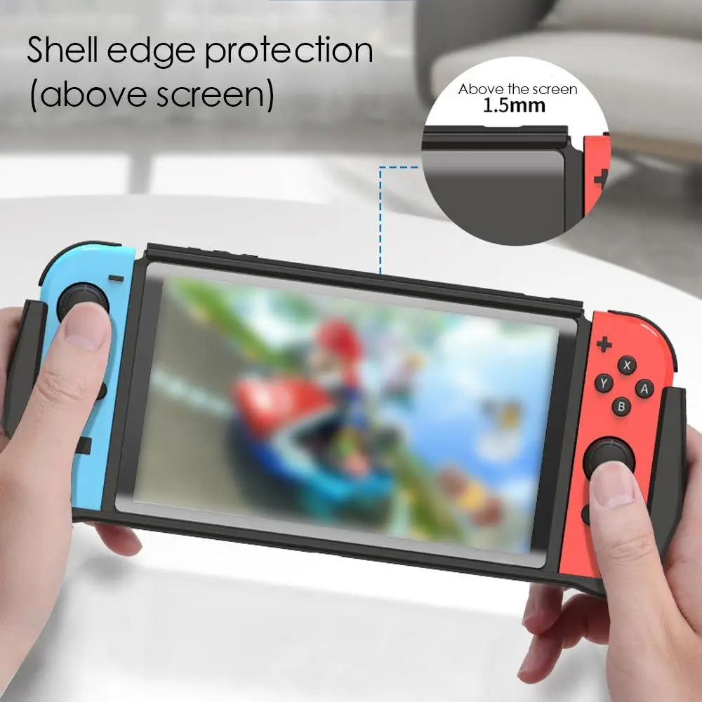 

Силиконовый мягкий защитный чехол для игровой консоли Nintendo Switch OLED, аксессуары для игровых приставок