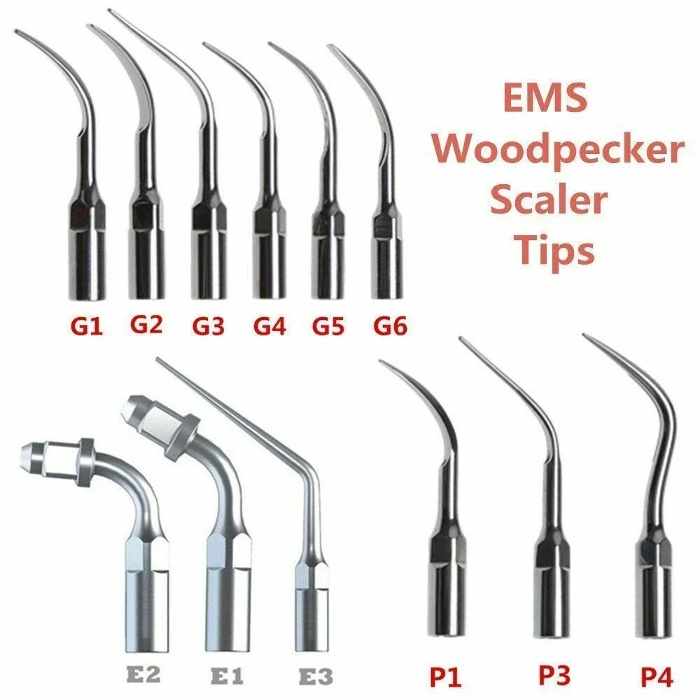 

Набор из 5 насадок для ультразвукового скалера (периодонтальные вставки) совместимые с наконечниками EMS/WOODPECKER Cavitron