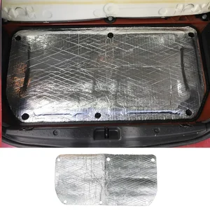 Esteira de isolamento térmico do tronco traseiro do carro, protetor de almofada de alumínio, decoração do tapete para Benz, Smart 451, Fortwo, 09-14, acessórios 6 principais vendas chinelos sublimação - №6