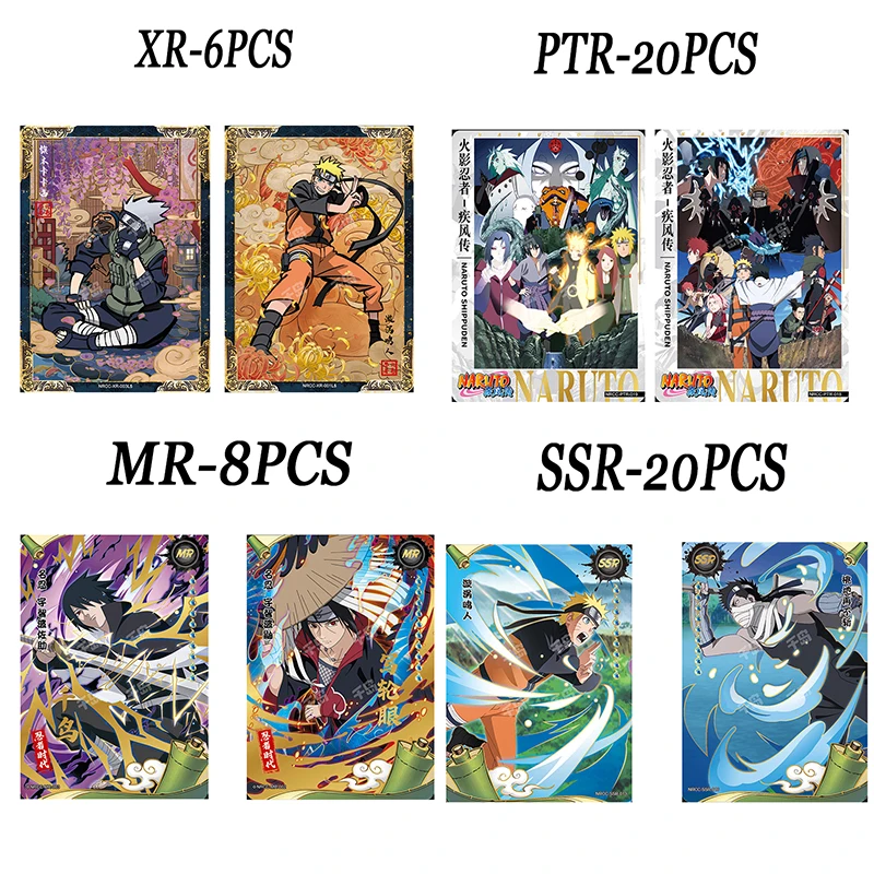 Kayou NARUTO sp mr xr serie Sasuke personajes de Anime colección de juegos bronceadores tarjeta flash juego de mesa de dibujos animados juguetes regalo de Navidad