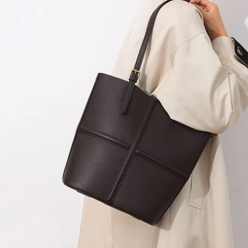 

2025 женская модная сумка-ведро, новый дизайн, роскошные сумки из искусственной кожи, сумки-тоут, женская сумка-мессенджер