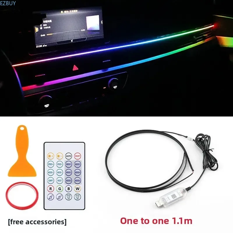luz-ambiental-para-el-panel-de-control-central-del-automovil-luz-ambiental-led-modificada-para-el-panel-de-instrumentos-con-efecto-de-luces-secuenciales-y-sin-necesidad-de-cable-usb