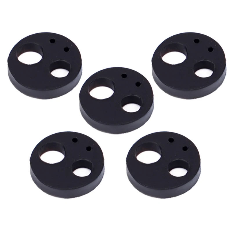 20Pcs Dental Handpiece Tail Pad Seal Ring 6 Holes Silicone Gasket Temperature Resistant for High Low Speed Handpiece