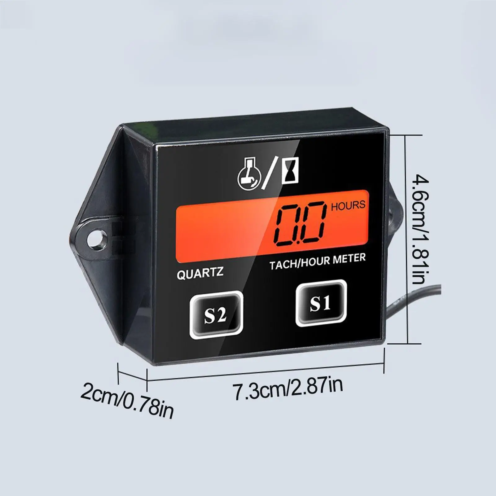 مقياس سرعة الدوران للمحركات الصغيرة أداة دعم متر دقيقة محرك خارجي مقياس سرعة الدوران للأصدقاء الرجال صيانة الإصلاح في الهواء الطلق