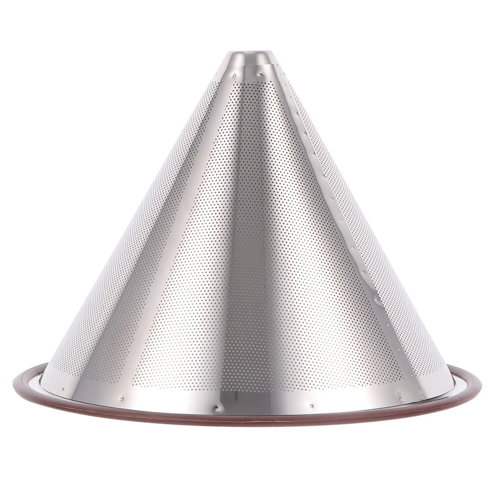 

Stainless Filter 304 Manual Double Layer Punch Practical Long Lasting Reusable Hand Coffee Maker Tool