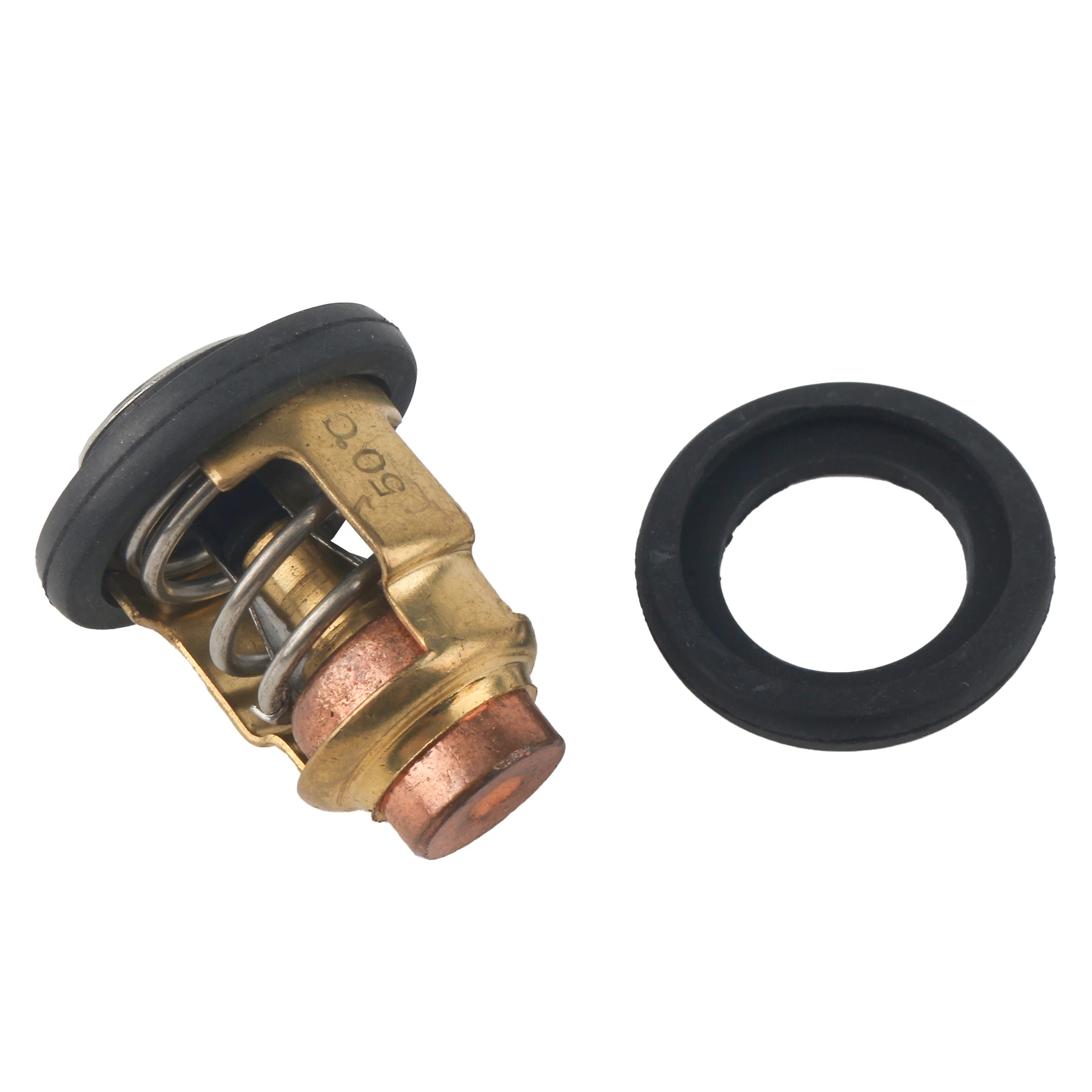Soxa Marine Outboard 122°F 50°C Thermostat For Yamaha Outboard 4 Str 15 HP 20 HP F15C F20 6AH-12411-00 Rubber Seal 688-12412-00
