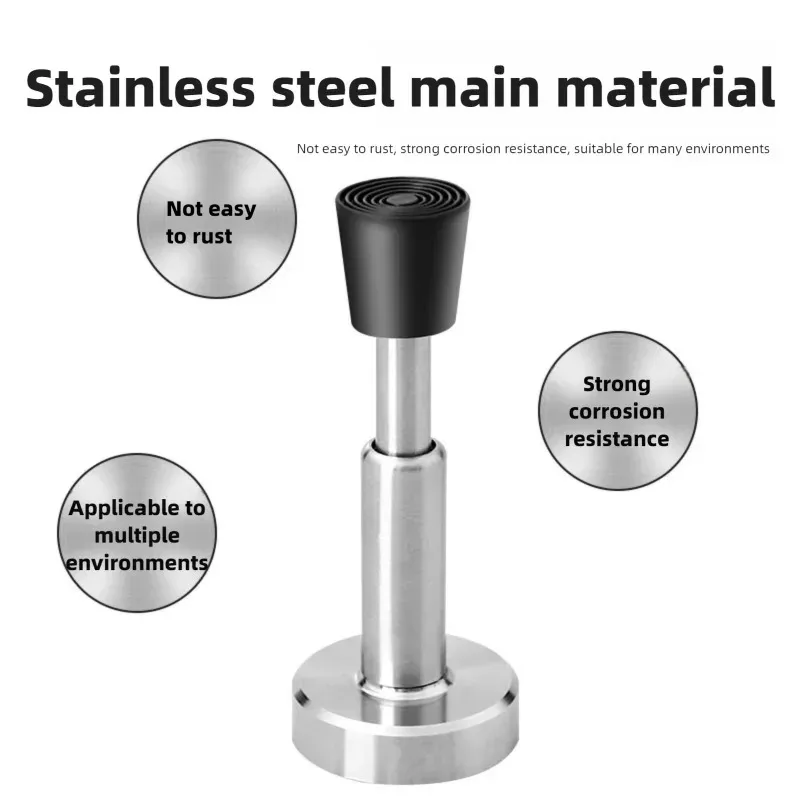 مانع باب بدون حفر - مخزن هيدروليكي صامت، حامل باب مضاد للاصطدام لباب الدخول، باب زجاجي