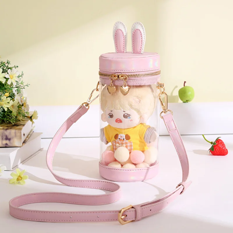 Kawaii Cartoon Cup Shape Transparent Ita Bag Fashion Purses and Handbags for Women Japanese Style Small Shoulder Crossbody Bag