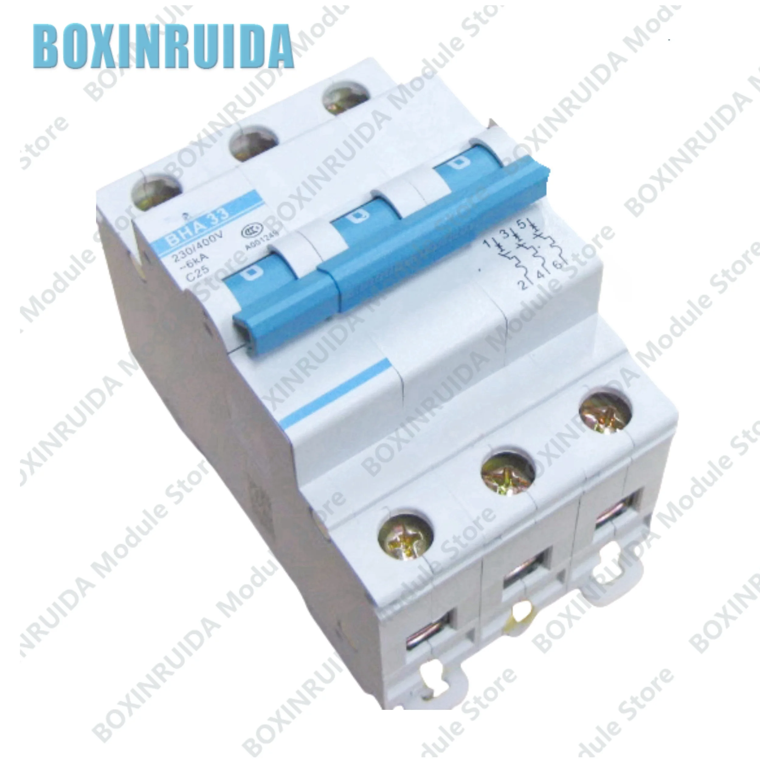 Brand new original Mini circuit breaker 3P air switch BHA-33 6A 10A 16A 20A 25A 32A 40A 50A 63A