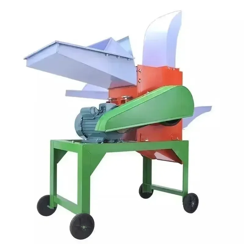 Hot sales  Head Wet And Dry Hay Chaff Cutter Forage Crop Crusher Feed Processing Crop Straw Rubbing Filament Machine