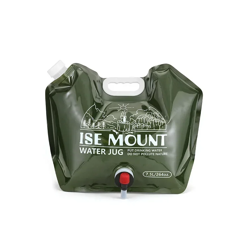 Outdoor 7.5L Water Bag with Faucet Foldable Portable Water Bag Camping Hiking Fishing Large-capacity Water Bottle image 4